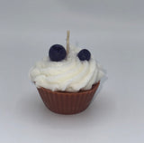 Blueberry Cupcake Candles Vanilla or Chocolate