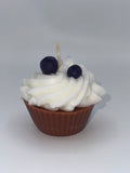 Blueberry Cupcake Candles Vanilla or Chocolate