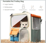 2025 3-in-1 Wheeled Pet Carrier Backpack