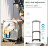 2025 3-in-1 Wheeled Pet Carrier Backpack
