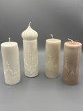 Halal Islam Inspired Pillar Candles , Peace and Reflection