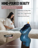 Female Pregnant Torso Candle