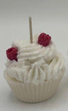 Raspberry Cupcake Candles Vanilla or Chocolate