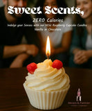 🧁 Raspberry Cupcake Candle – Vanilla or Chocolate