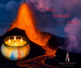 Molten Lava Inspired Candle