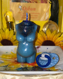Female Pregnant Torso Candle