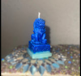 Buddha Lion Candle